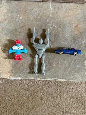 Blue and Red Smurf Figure Toy - Kids Toys